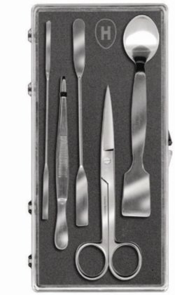 Chemists small instrument set, 5 pieces | Type : HSO 125-00